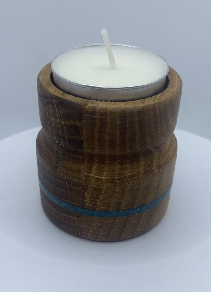 FD- Oak tealight candle holder, Tesoramore 